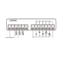 Termostato Inteligente con Panel de Espejo y Pantalla de Temperatura Dual, IP65 y Descongelación Automática para Refrigerador, Congelador y Enfriador
