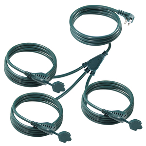 USA 13A 125V 3ft nema515p để 3 <span class=keywords><strong>waya</strong></span> nema515r AC Cáp NEMA điện mở rộng dây y Splitter - Product Image 1