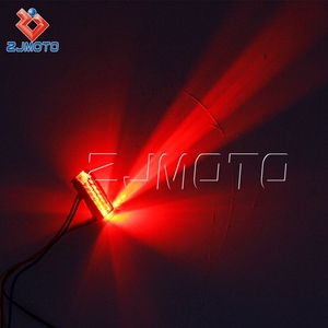 Luz trasera Universal para motocicleta, luz de freno trasera, lámpara roja y ámbar para Yamaha Honda Suzuki <span class=keywords><strong>Kawasaki</strong></span> Chopper Bobber <span class=keywords><strong>Cafe</strong></span> <span class=keywords><strong>Racer</strong></span> - Product Image 5