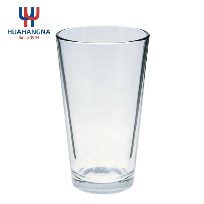 Großhandel Custom Logo Glaswaren Sublimation Bier Stein Becher Pub 16 oz Frosted Craft Beer Pint Glas für Saft Wasser milch