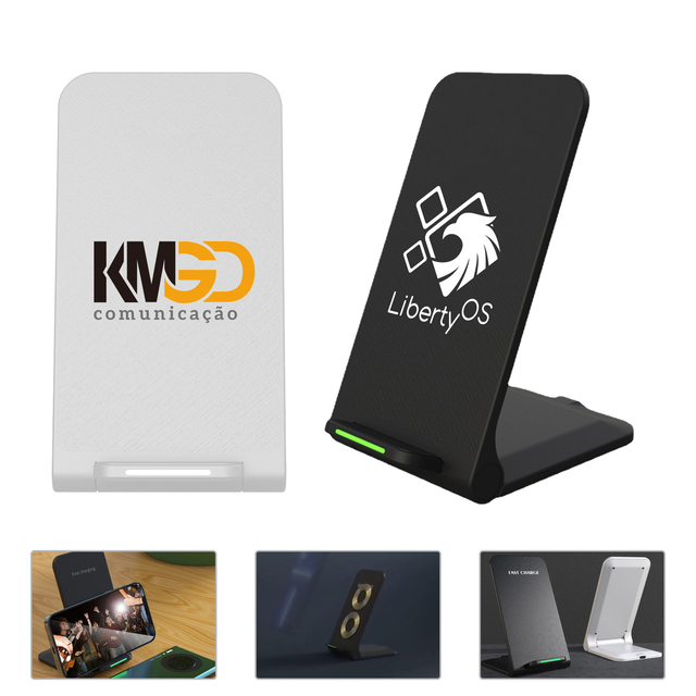 Foldable 15W Wireless Charger Stand ABS Type-C Quick Wireless Charging Dock Desktop Phone Holder Fast Charge Wireless Charger