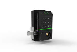 Cerradura inteligente con huella dactilar para puerta de hotel de oficina y apartamento estándar americano, cerradura de combinación de muelle de red WIFI para puerta de habitación - Product Image 4