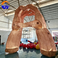 2026 Chenghua Modèle gonflable géant en forme de main, tunnel d'entrée pour événements et festivals de musique électronique, publicité