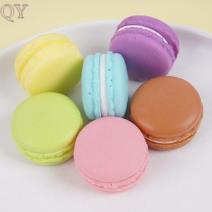 QY PU Slow Rising Squishy Toy Artificial Macaron Sandwich Cookie Cake Food Soft Squeeze Toy Dessert Shop Display OEM Wholes - Product Image 5