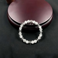 Bracelet en pierres précieuses naturelles mélangées, cristal, œil de chat blanc, design moderne DIY, durable, apportant des bienfaits, pour femme, usage quotidien, objet de collection
