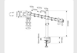 <span class=keywords><strong>Support</strong></span> de moniteur réglable en hauteur et en angle pour <span class=keywords><strong>bureau</strong></span> à domicile, avec logo personnalisé, <span class=keywords><strong>support</strong></span> d'affichage <span class=keywords><strong>double</strong></span> écran - Product Image 5