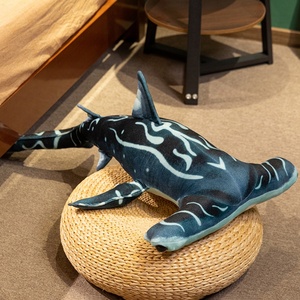 Animal en peluche-Compagnon réconfortant-Animal en peluche ultra doux Animaux de la mer-<span class=keywords><strong>Requin</strong></span> <span class=keywords><strong>marteau</strong></span> réaliste de 55cm - Product Image 2