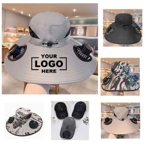 Summer Breathable Nylon Mesh Cap Solar Powered USB Fan Hat Outdoor Casual Sunshade <b>Sunscreen</b> Baseball Cap New - Product Image 1