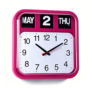 <span class=keywords><strong>Horloge</strong></span> murale calendrier à feuillets mobiles - Product Image 2