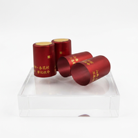 Couvercles en aluminium de qualité alimentaire anti-fuite avec impression personnalisée pour bouteilles de vin, kombucha et boissons fermentées