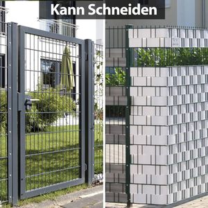 Factory Manufacture Sichtschutzstreifen Privacy Screen Tarpaulin Pvc Tarpaulin Material Strip Screen Fence Roll - Product Image 4