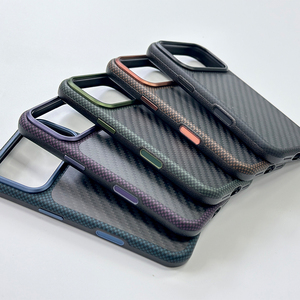 เคสลายคาร์บอนไฟเบอร์สุดหรูสำหรับ iPhone 17 Pro Max เคสกันกระแทกแบบแม่เหล็กสำหรับ Samsung - Product Image 6