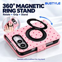 Étui de téléphone à clapet personnalisé imprimé pour iPhone Duo 18, plusieurs modèles de téléphones, logo en relief, OEM, vente en gros, personnalisation de la marque en usine