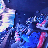 Experimenta el mundo en un simulador de vuelo inmersivo de teatro volador de 360 grados para parques temáticos