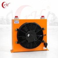 Radiateur d'huile hydraulique refroidi par air CRH, boîtier en fonte compact, ventilateur 220V, 100L, haute performance, pièce de rechange pour machine-outil