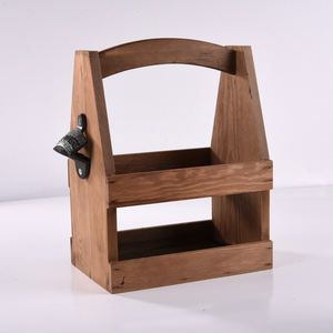 Nuevo estante de exhibición de cerveza de madera de diseño clásico con abrebotellas, Enfriador de Material de PC, soporte para vino para fiesta, uso doméstico, cartón embalado - Product Image 4