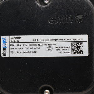 Ventilateurs axiaux électriques ebmpapst S4E400-8317072925 400 mm 160 W 230 V AC, ventilateurs de climatisation, ventilateurs de refroidissement axiaux - Product Image 4