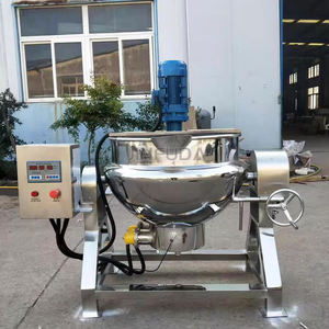 Gran oferta, olla de cocina eléctrica automática, hervidor de agua con camisa inclinable industrial, máquina de cocina al mejor precio - Product Image 5