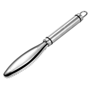 Removedor de Escamas de Pescado de Acero Inoxidable, Desescamador de Cocina con Orificio para Colgar, Raspador de Pescado para Herramientas de Limpieza de Pescado en la Cocina - Product Image 2