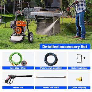 Vente <span class=keywords><strong>chaude</strong></span> Premium Commercial Essence Car Washer Nettoyage à <span class=keywords><strong>haute</strong></span> <span class=keywords><strong>pression</strong></span> 2700 Lb/sq. <span class=keywords><strong>Nettoyeur</strong></span> <span class=keywords><strong>haute</strong></span> <span class=keywords><strong>pression</strong></span> à pompe AR 4 temps - Product Image 4