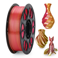 Filament d'impression 3D Premium PLA Soie Lisse avec Couleurs Dégradées, Personnalisation Couleur & LOGO