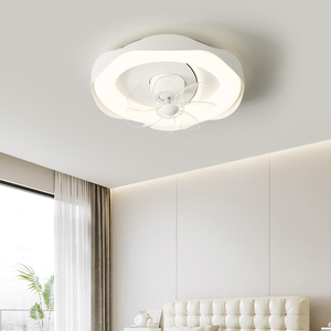 โคมไฟติดเพดาน LED 5ปี, โคมไฟพัดลมไฟฟ้าแบบบูรณาการและทันสมัยสำหรับห้องนั่งเล่น - Product Image 4