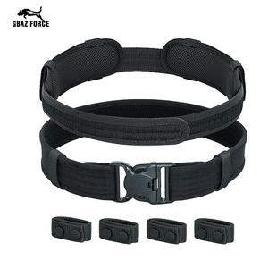 Ceinture tactique rembourrée en maille de 2 pouces Gbaz Force avec boucle à dégagement rapide à trois points pour usage extérieur adulte - Product Image 3