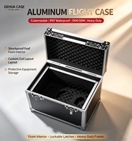 Flight case en aluminium personnalisable, fabrication directe d'usine, OEM, divers types d'instruments, équipement, ODM, étui personnalisable, étui à outils, 10U-20U