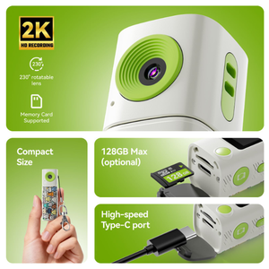 High-speed Data Transmission Corporate Gift G10 <b>Mini</b> <b>Camera</b> CMOS Colorful 2K 0.96-inch Screen 230 Wide Angle Photo Recording - Product Image 3