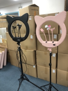 Dễ Thương Mèo Tai <span class=keywords><strong>LED</strong></span> Vòng Tròn Vòng Ánh Sáng Rk45 20 Inch 45W Lớn Vòng Ánh Sáng Đèn Với Tripod Đứng Cho Nhiếp Ảnh Chuyên Nghiệp - Product Image 3