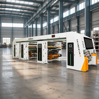 Machine de laminage écologique trois-en-un à commande servo, sans solvant, pour l'emballage alimentaire, film flexible