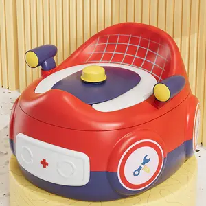Hot Selling Funny New Cartoon Design Toilet Training Potty Children Travel Baby Car Shape Potty Seat