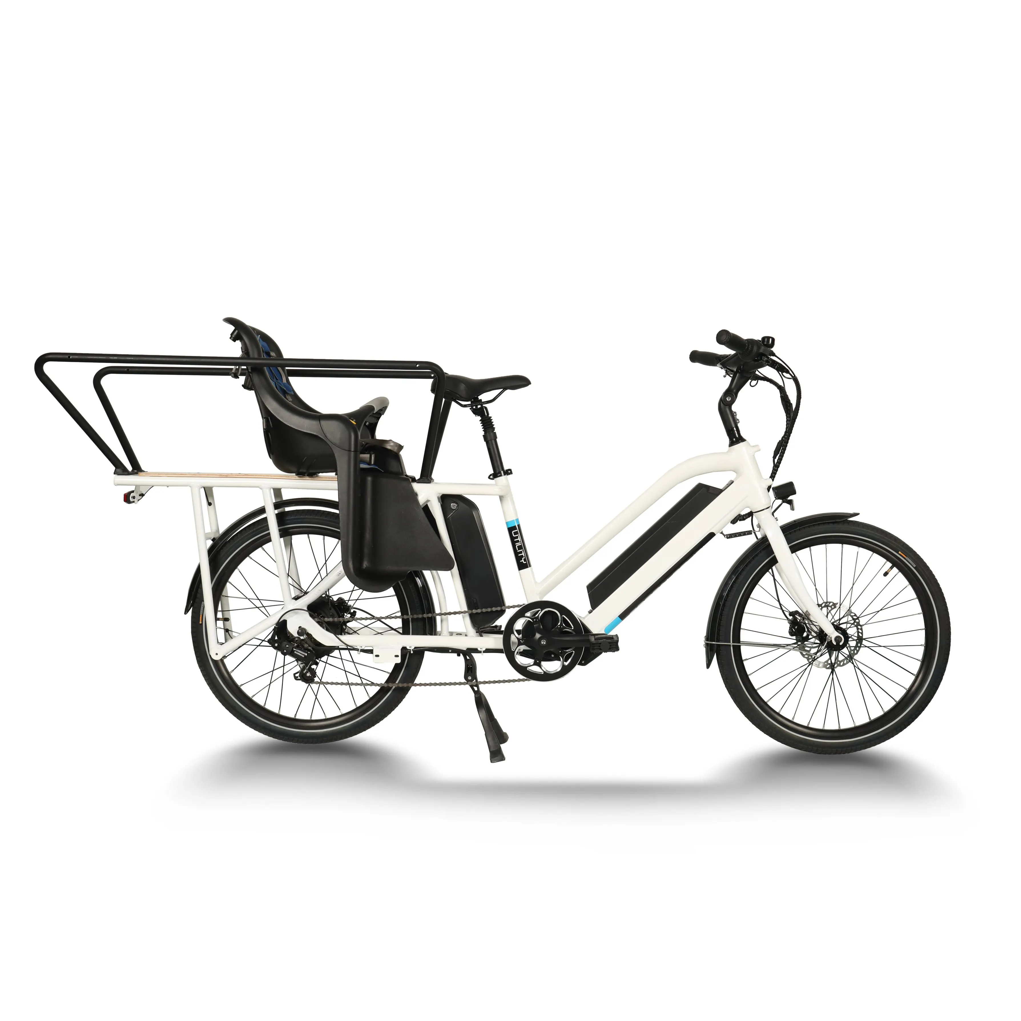 GreenPedel शीर्ष बेच बिजली कार्गो बाइक 48v 750w बिजली की मोटर साइकिल के लिए सबसे अच्छा डिजाइन परिवार