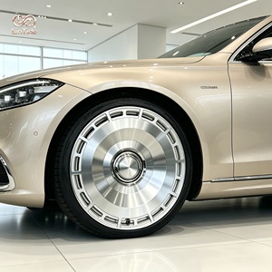 Cerchi in Lega di Lusso da 21 Pollici, Finitura Argento Spazzolato, Design Aerodinamico Monoblocco per <span class=keywords><strong>Audi</strong></span> E-<span class=keywords><strong>Tron</strong></span> e BMW IX - Product Image 6