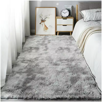 Tapis et carpettes modernes de luxe, doux et moelleux, antidérapants, en fausse fourrure à poils longs, confortables, en peluche fine, fabriqués à la machine