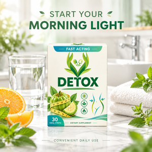 Bandes buccales détoxifiantes à succès : Garcinia Cambogia, Withania Somnifera, Extrait de Senna – Soutien quotidien au bien-être corporel – Film détox en bande - Product Image 4