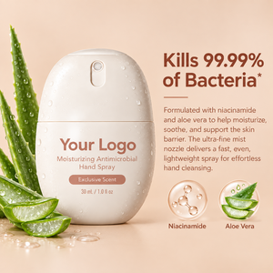 Recarga de Bolsa Desinfectante que Elimina el 99.99% de los Gérmenes, Botella Reciclada PCR Sostenible, Bruma de Manos Antibacterial Hidratante Suave con Niacinamida - Product Image 1