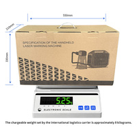 Máquina de Marcado Láser de Fibra Portátil de Mano 20W 30W 50W, Mini Grabador de Metal para Codificación de Neumáticos, Número de Molde, Número de Serie, Lote