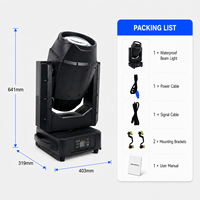 Projecteur mobile étanche 421W BSW Gobo Beam Light IP66 avec contrôle DMX512, zoom et mise au point pour événements extérieurs et concerts
