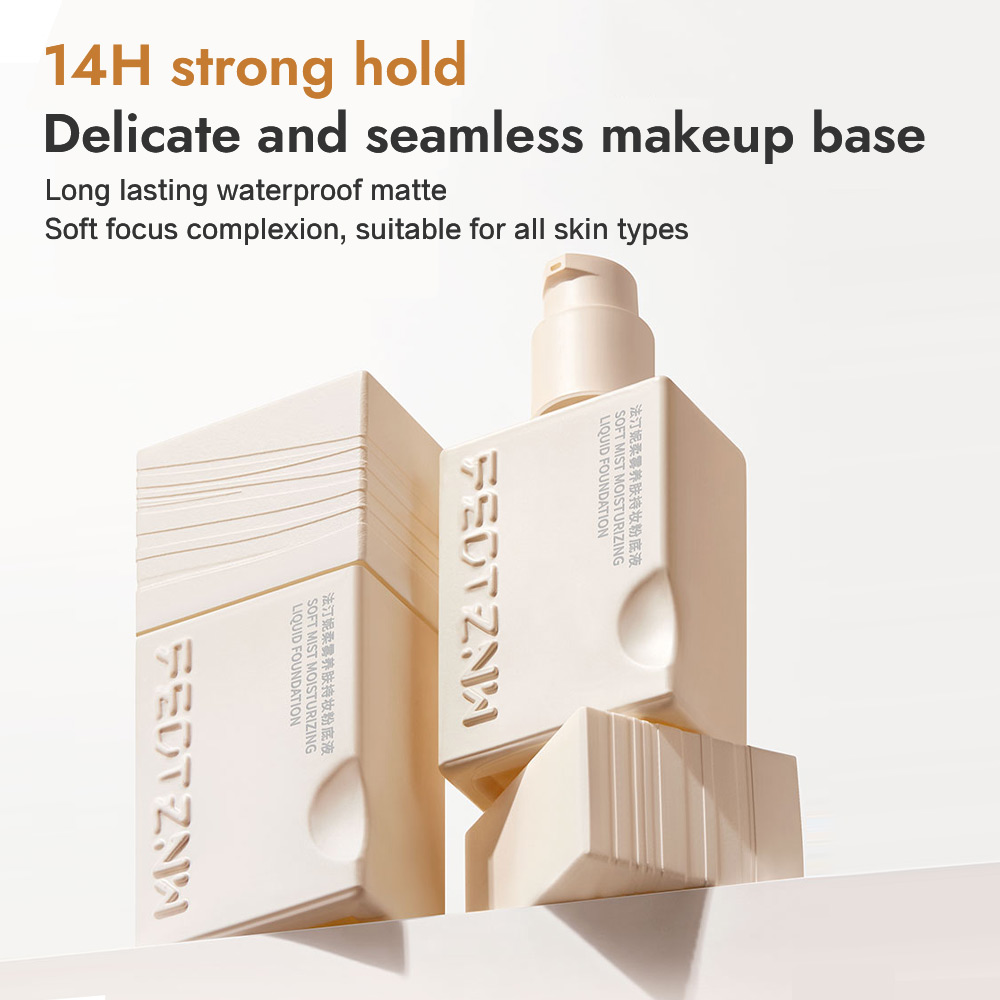 FEOTZNW Sweatproof Waterproof Foundation Makeup 30mL Matte Finish