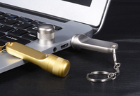 FlashDisk Flash Drive Mini, pena Drive Logo logam USB 3.0, gantungan kunci baru 2GB 4GB 8GB 16GB USB Flash Drive