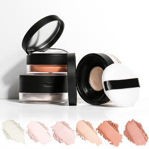 Polvo de maquillaje de ajuste suelto profesional a prueba de agua y ingrediente mineral de control de aceite con etiqueta privada - Product Image 1
