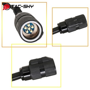 TS TAC-SKY อะแดปเตอร์<span class=keywords><strong>152</strong></span> 152A PTT 6ขา U94 PTT เข้ากันได้กับที่ครอบหูอิเล็กทรอนิกส์ชุดหูฟังยุทธวิธี - Product Image 3