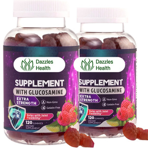 Gummies personnalisées <span class=keywords><strong>Glucosamine</strong></span> Chondroïtine Complexe <span class=keywords><strong>Sulfate</strong></span> <span class=keywords><strong>de</strong></span> <span class=keywords><strong>Glucosamine</strong></span> Chondroïtine Calcium <span class=keywords><strong>Glucosamine</strong></span> Chondroïtine en Gélules Molles - Product Image 1