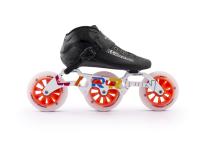 Nouveauté : Patins à roulettes de vitesse professionnels Warrun, roues en fibre de carbone 3 couches 90 mm/110 mm, légers, tailles ajustables, roues lumineuses