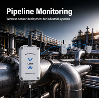 Capteur de température sans fil LoRa longue portée 5KM XZ-DSF1-TP2A étanche IP67 pour la surveillance environnementale et industrielle