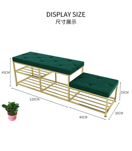 Taburete Escandinavo Creativo para Calzado, Moderno y Sencillo, para Tiendas de Ropa, Prueba de Zapatos, Uso en <span class=keywords><strong>el</strong></span> Hogar, Entrada, Sofá, para Padres e Hijos - Product Image 6