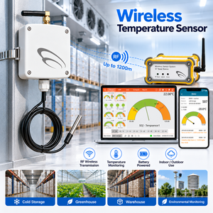<b>Wireless</b> Temperature Sensor System Multi-Channel Temperature Data Logger USB Communication OEM Customization Plastic Material - Product Image 1