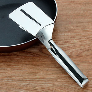 304 нержавеющая сталь кухонная утварь 2-в-1 шпатель для барбекю щипцы для пиццы для жареной рыбы стейк сэндвич Гамбургер хлеб 2 шт. - Product Image 3