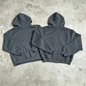 เสื้อฮู้ดซิปผู้ชายพิมพ์ลายตามสั่ง ผ้าฝ้าย 100% เฟรนช์เทอร์รี่ ทรงโอเวอร์ไซส์ สไตล์ลำลอง - Product Image 4